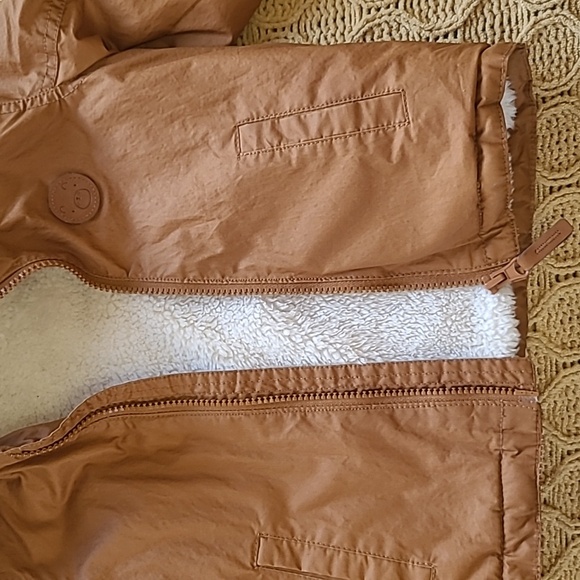 H&M Toddler Coated Faux Shearling-Lined Jacket - Size 2T - Picture 3 of 9